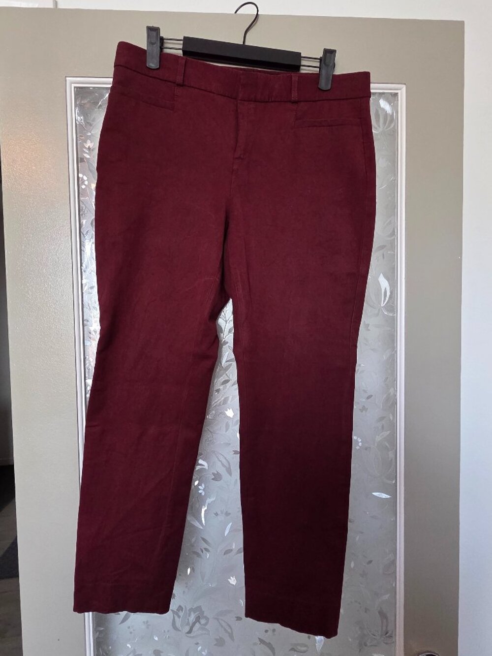 Burgundy Banana Republic Trousers-Size 8